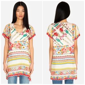 Johnny Was Tulum Silk Tunic